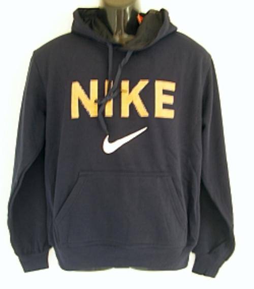 NAVY BLUE NIKE HOODIE - SIZE: LARGE - slim fit