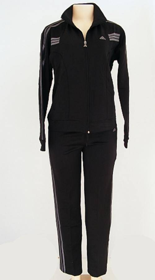 BLACK ADIDAS TRACKSUIT - SIZE: XX-LARGE