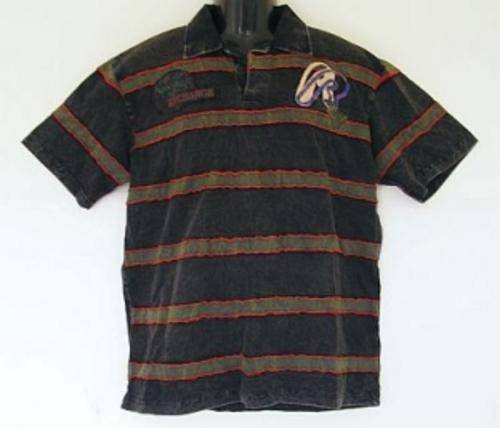 ACID WASH POLO SHIRT BY STATE HAWK SHIRT : size: LARGE