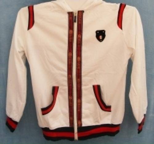 WHITE GUCCI SUMMER HOODIE- SIZE: XLARGE - slim fit