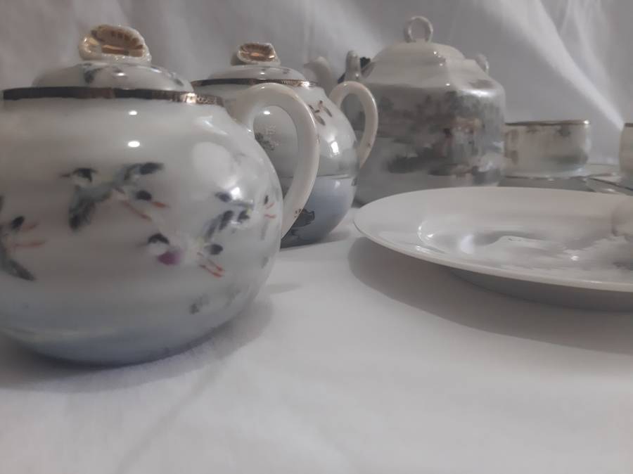 1930`s SATSUMA TEASET DECORATED BY GENZAN