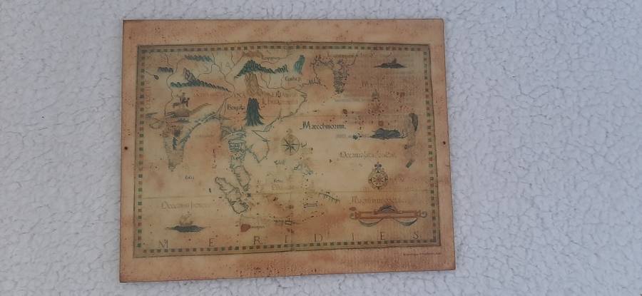 REPLICA`S OF 4 FAMOUS OLD WORLD MAPS