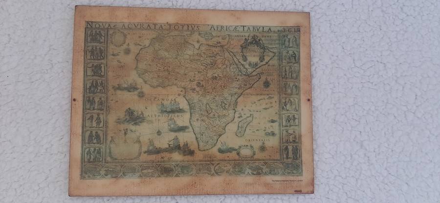 REPLICA`S OF 4 FAMOUS OLD WORLD MAPS