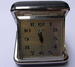 A German travelling alarm clock - Mercedes