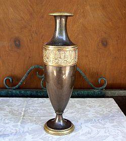 A lovely metal vase - looks early 20th century