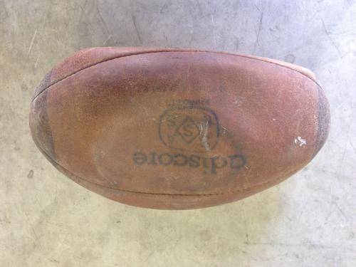 Vintage Old Leather Addidas Rugby Ball