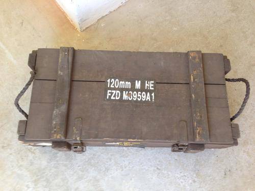 Old Wood Military Bomb Box