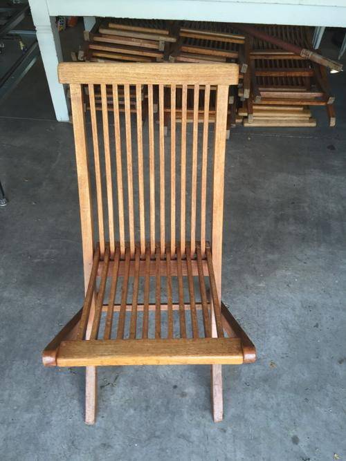 Fold Up Wooden Chairs