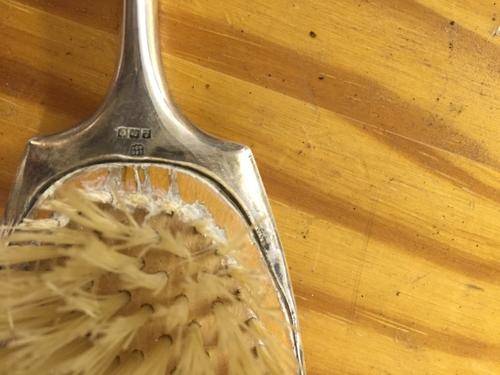 Vintage Silver Hair Brush