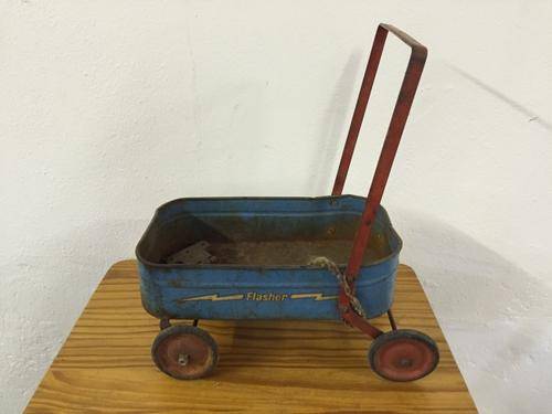 Vintage Steel Kids Wagon