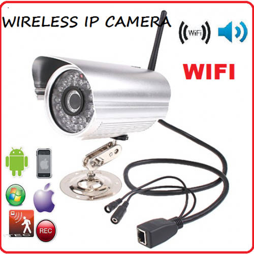 LATE ENTRY - 300KP Wireless Wifi/WLAN Network Surveillance IP Camera w/ 36-LED Night Vision R1900