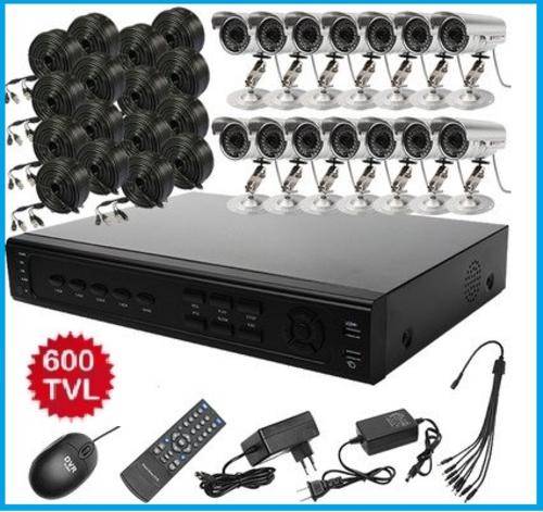 **24 HOUR BLOW OUT AUCTION * 16CH CCTV SYSTEM : EXTENDED WARRANTY + 600TVL CAMERA's + FREE POWER BOX
