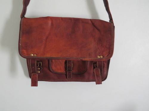 BRAND NEW Leather Laptop Bag MASSIVE SAVINGS!! GENUINE LEATHER!! LIGHT AND DARK!!