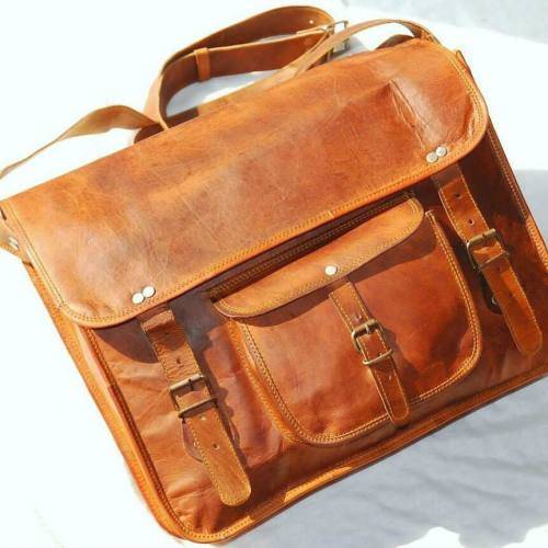 BRAND NEW Leather Laptop Bag THIS WEEKEND ONLY (FREE WALLET)!! GENUINE LEATHER!!