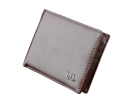 Brand New PU Leather Wallet - Men's Fashion Sturdy Business Bi-fold Wallet - Great Durability
