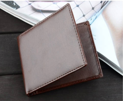 Brand New PU Leather Wallet - Men's Fashion Sturdy Business Bi-fold Wallet - Great Durability