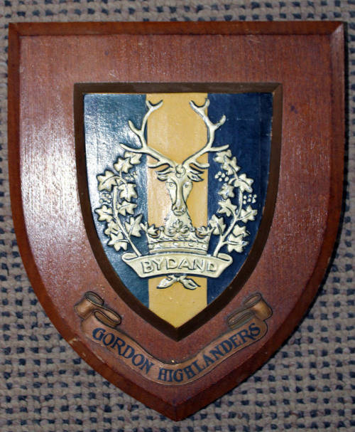 British Gordon Highlanders Plaque