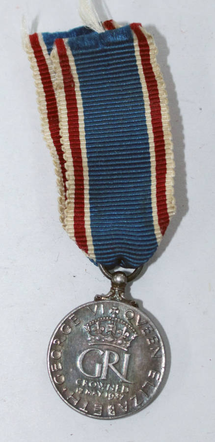 George VI coronation 1937 medal miniature
