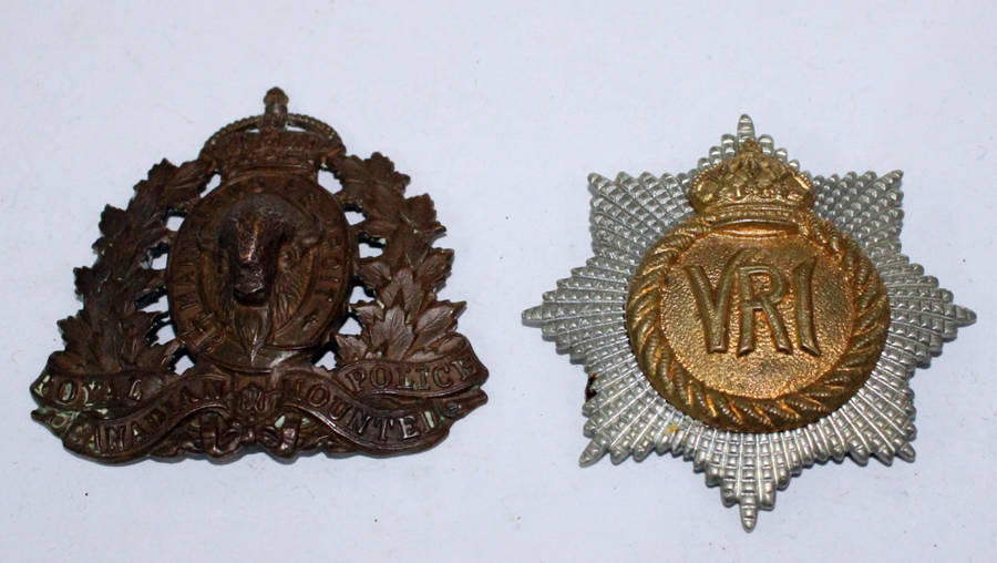 Canadian badge lot (pins missing)