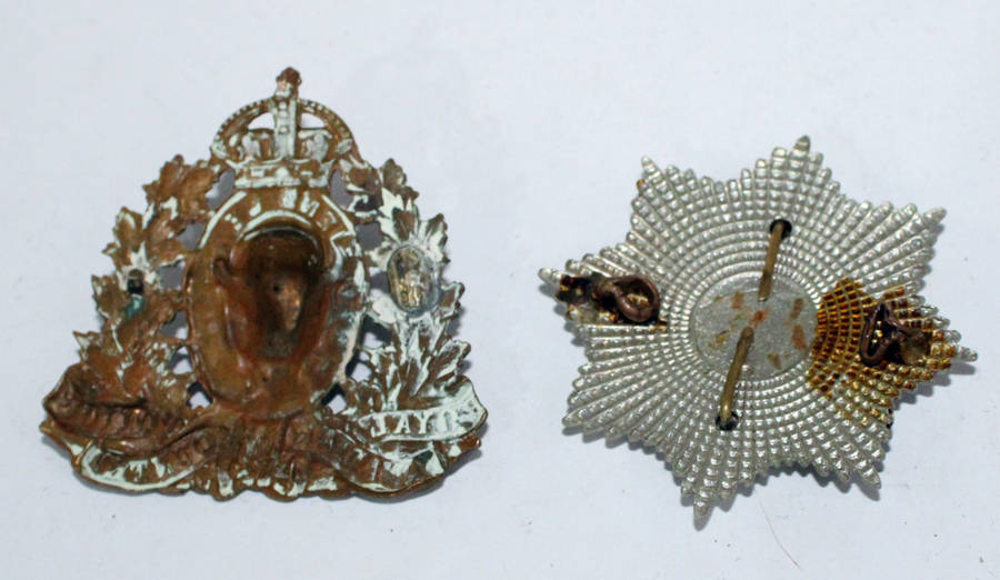 Canadian badge lot (pins missing)