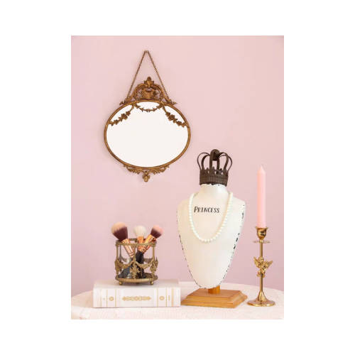 Vintage Angel Make Up Mirror