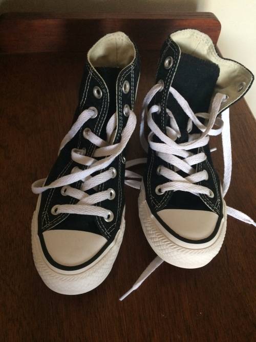 Converse All Star black sneakers Size 35 or UK3