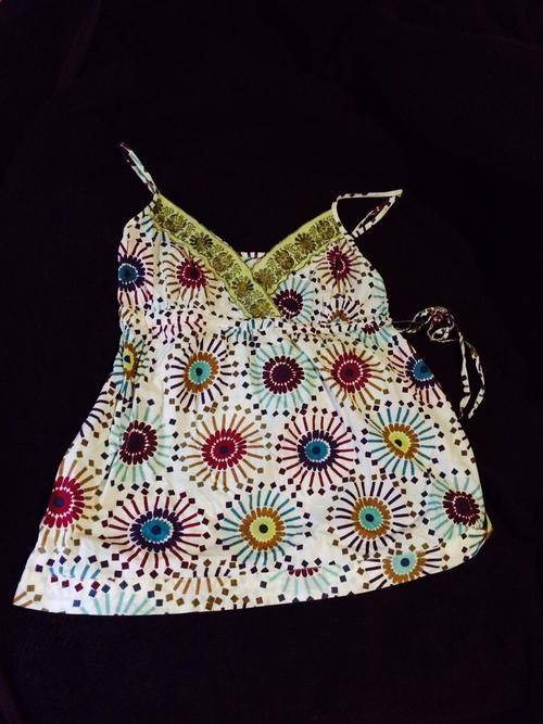 Hippie style cotton summer top - Woolies Size 12