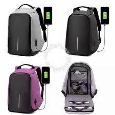 Anti theft Bag with USB Cable