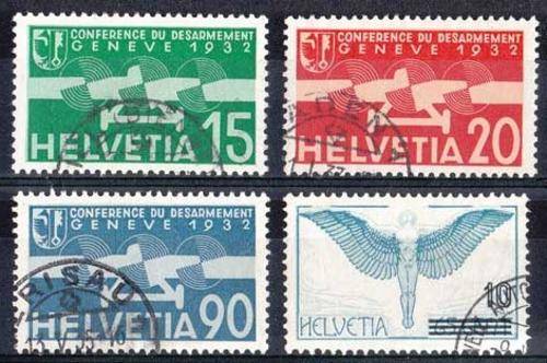 CV ++R975.00  Switzerland VFU Airmial selection. SG344-346, SG381