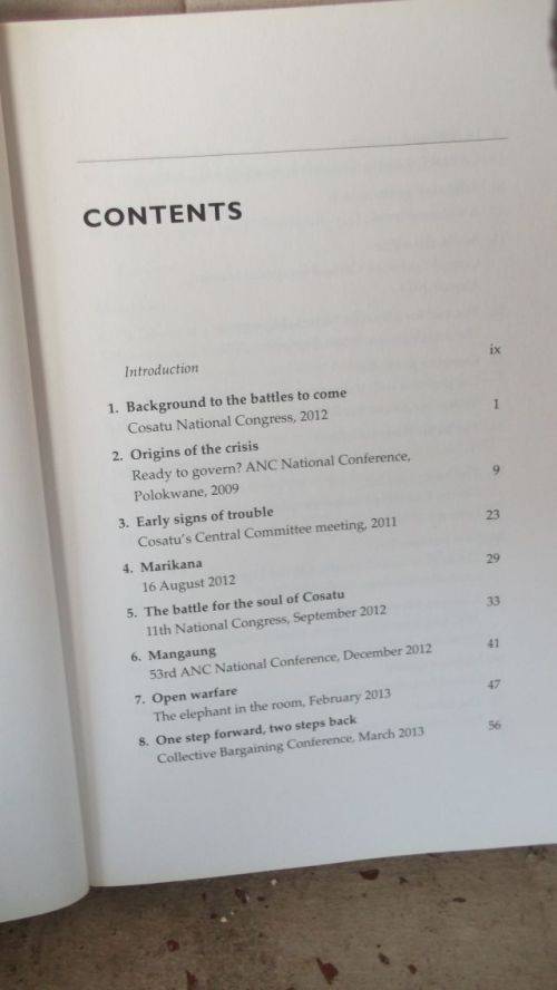 COSATU,THE BATTLE FOR;AN INSIDER'S VIEW---PATRICK CRAVEN