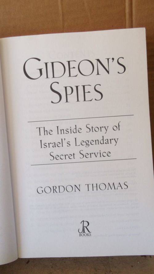GIDEON'S SPIES---GORDON THOMAS