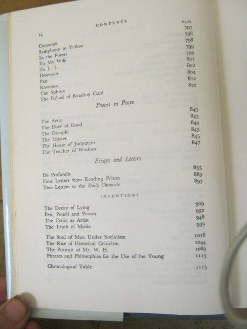 OSCAR WILDE,THE WORKS OF