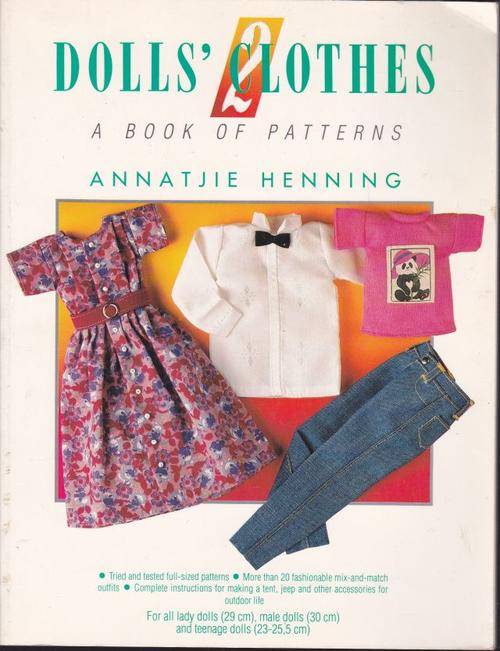 DOLLS(2) CLOTHES(A BOOK OF PATTERNS)---ANNATJIE HENNING