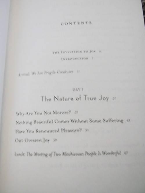 JOY,THE BOOK OF -HIS HOLINESS THE DALAI LAMA AND ARCHBISHOP DESMOND  TUTU WITH DOUGLAS ABRAMS