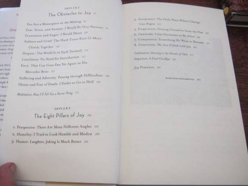 JOY,THE BOOK OF -HIS HOLINESS THE DALAI LAMA AND ARCHBISHOP DESMOND  TUTU WITH DOUGLAS ABRAMS