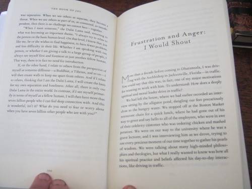 JOY,THE BOOK OF -HIS HOLINESS THE DALAI LAMA AND ARCHBISHOP DESMOND  TUTU WITH DOUGLAS ABRAMS