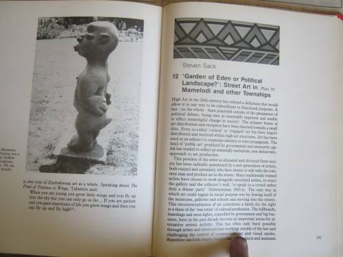 AFRICAN ART IN SOUTHERN AFRICA,FROM TRADITION TO TOWNSHIP