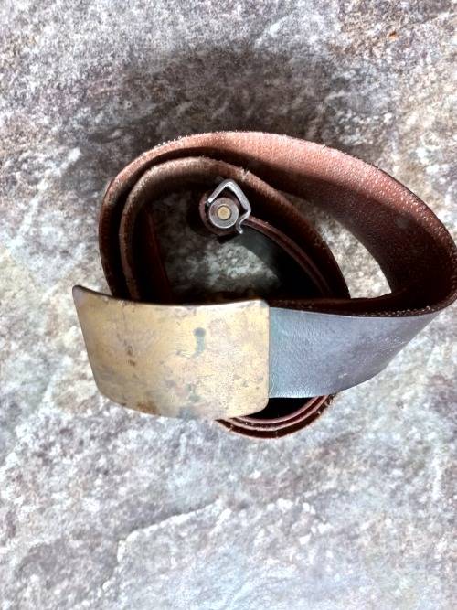 Rhodesian border war period belt (pickup)Russian clandestine buckle scarce.
