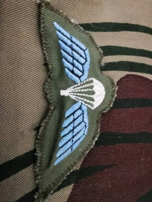Rhodesian army padded Parachute wing RLI /SS/RAR.