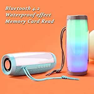 Wireless speaker with led light speaker AK205 support BT/USB/TF card/Aux/FM functions