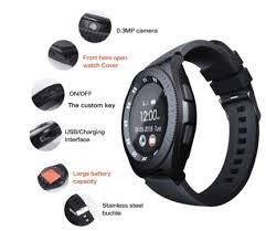 Z3 Smart Watch With SIM Card Slot Camera Message Reminder Step Tracker Gold