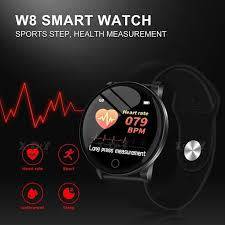 W8 Waterproof Smart Watch With Heart Rate Monitor and Fitness Bracelet