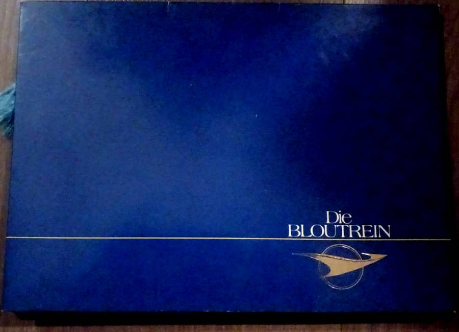 'Die Bloutrein/ Blue Train' Passenger Folder (1984)