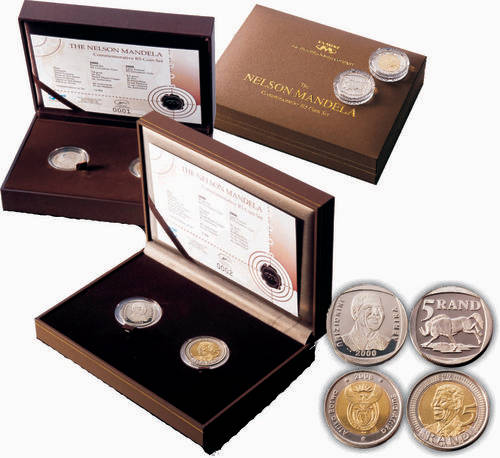 The Nelson Mandela Commemorative R5 Coin Set