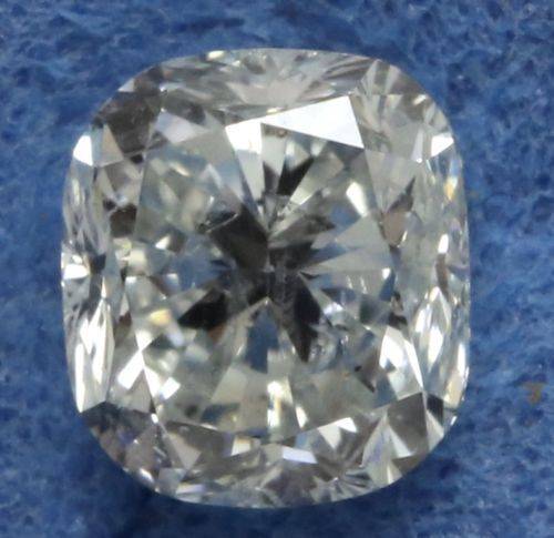 RAPAPORT/RETAIL  VALUE **R17,000**Eye Clean Certified 0.51 ct Natural  Cushon Shape Diamond