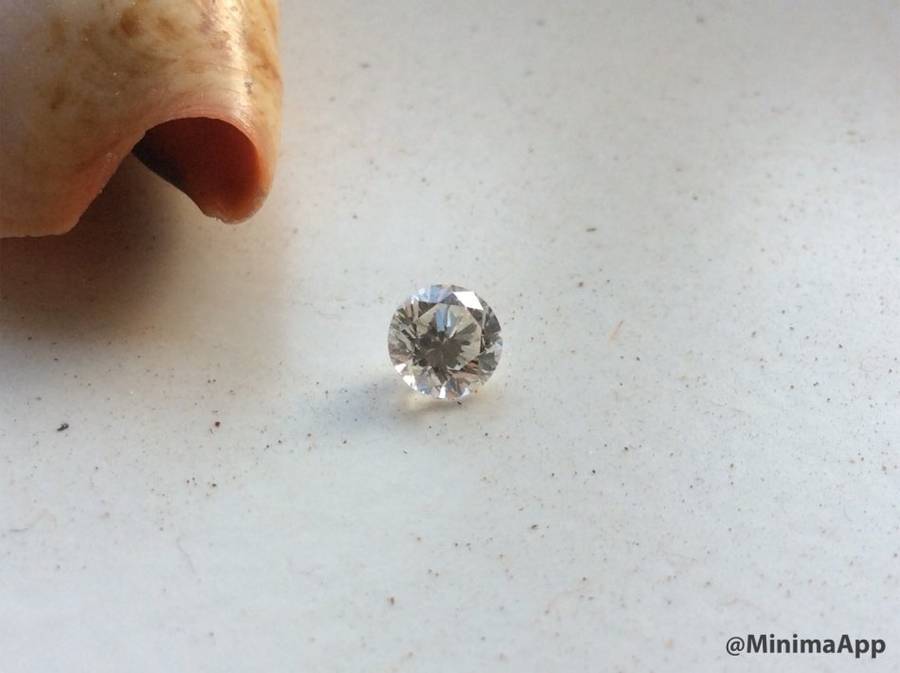 Certified 100%Natural Nice Sparkle Fire Lustre 0.46ct  Round DIAMOND