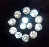 NAMIBIAN DIAMONDS!!   SET OF 13!  0.290CTS!!!