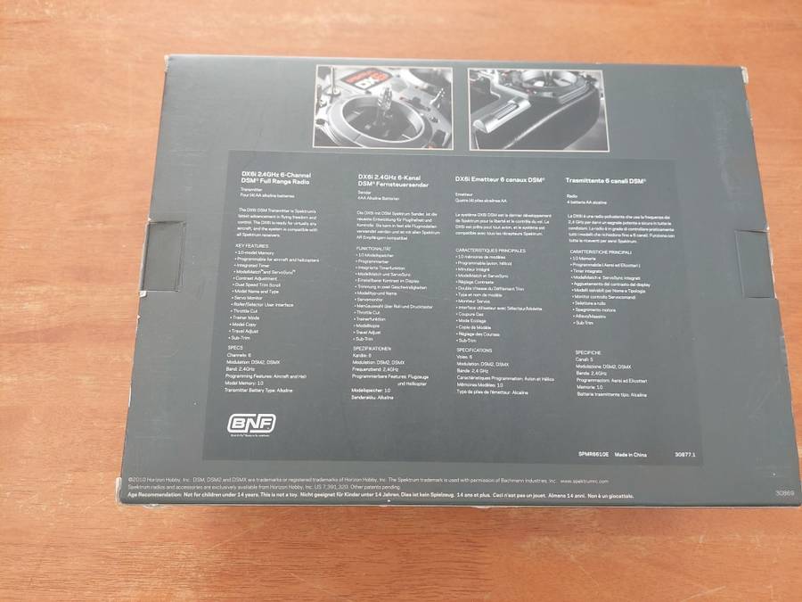 Spektrum DX6i transmitter
