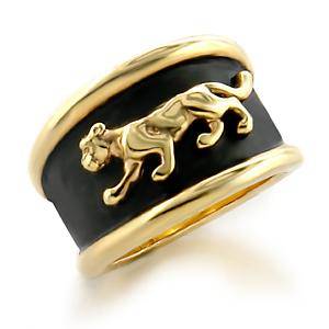 (Size 10) 14K Gold Plated Fashion Ring