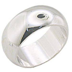 (Size 10) Non Tarnishing Rhodium Plated Fashion Ring